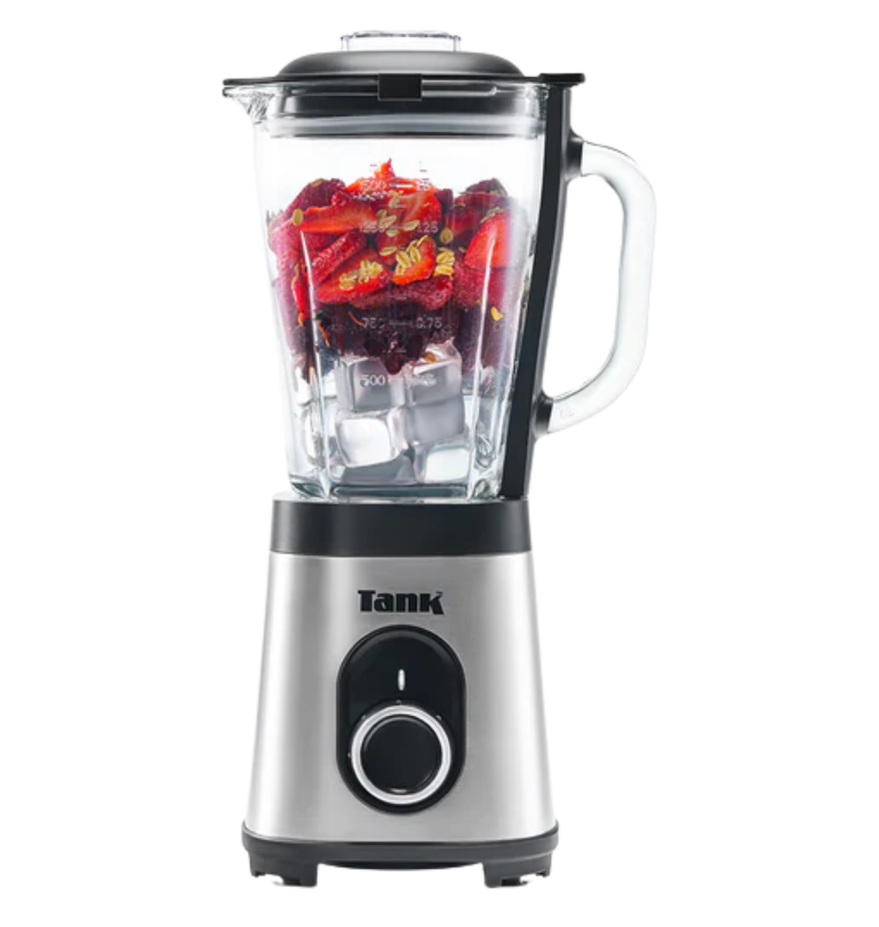 خلاط تانك سوبر زجاجي الوان 800 وات 1.5 لتر YB-S62K