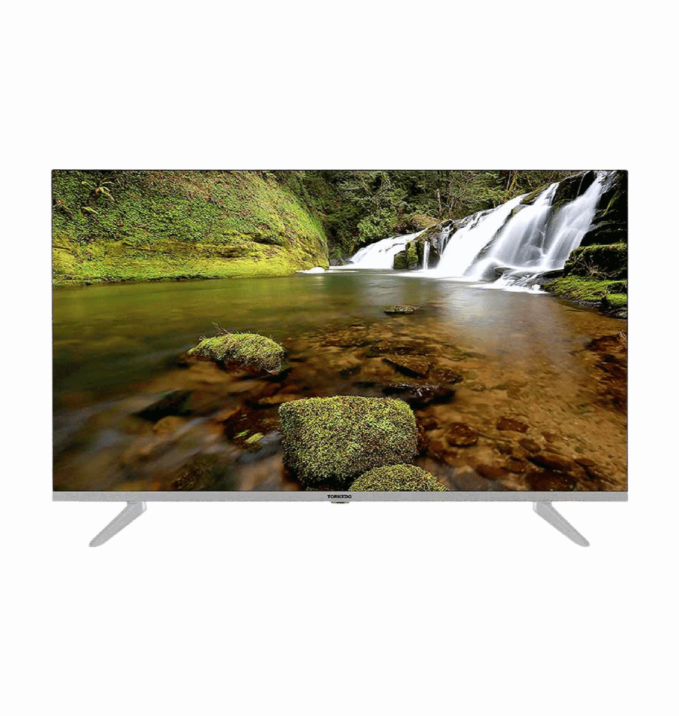 شاشه تورنيدو 55 سمارت 4K اندرويد رسيفر داخلي ريموت بحث صوتي بدون فريم 55UA5300E