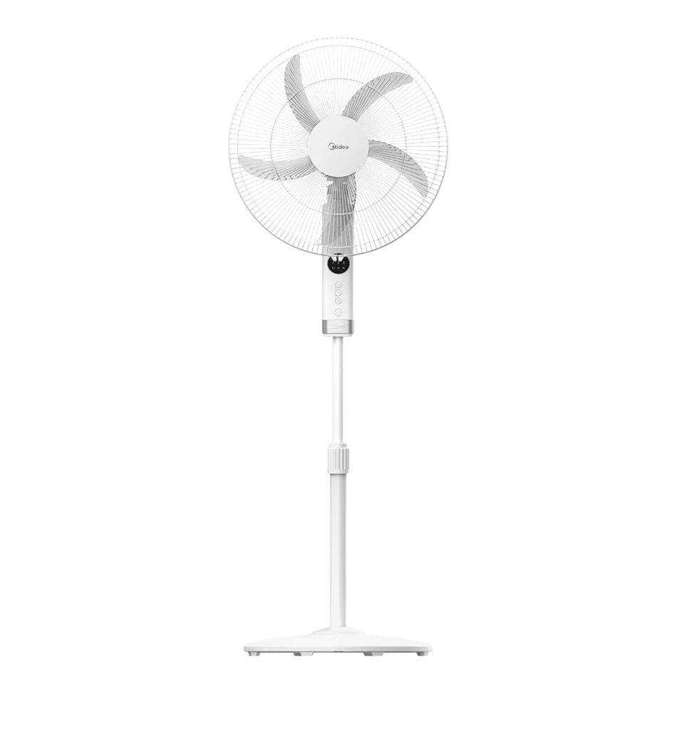 مروحه ميديا عمود 18 ابيض بالريموت FS45-25MR-W