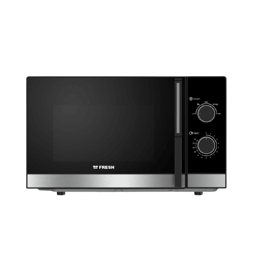 ميكروويف فريش 25 لتر اسود  مانوال FMW-25MC-BW