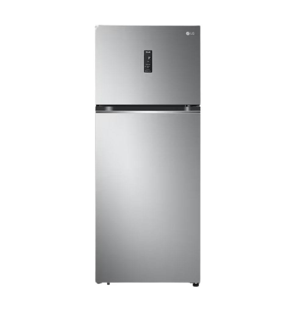 ثلاجه ال جي 450 لتر سلفر ديجيتال اندونيسي GN-B592PFBQ