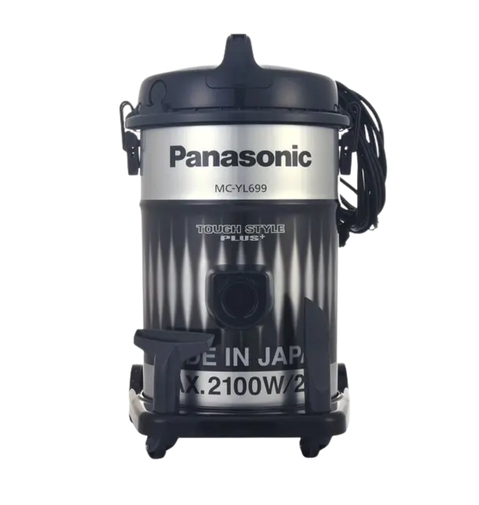 مكنسه بناسونيك 2100 وات برميليه ياباني بضمان بي تي سي MC-YL699A349