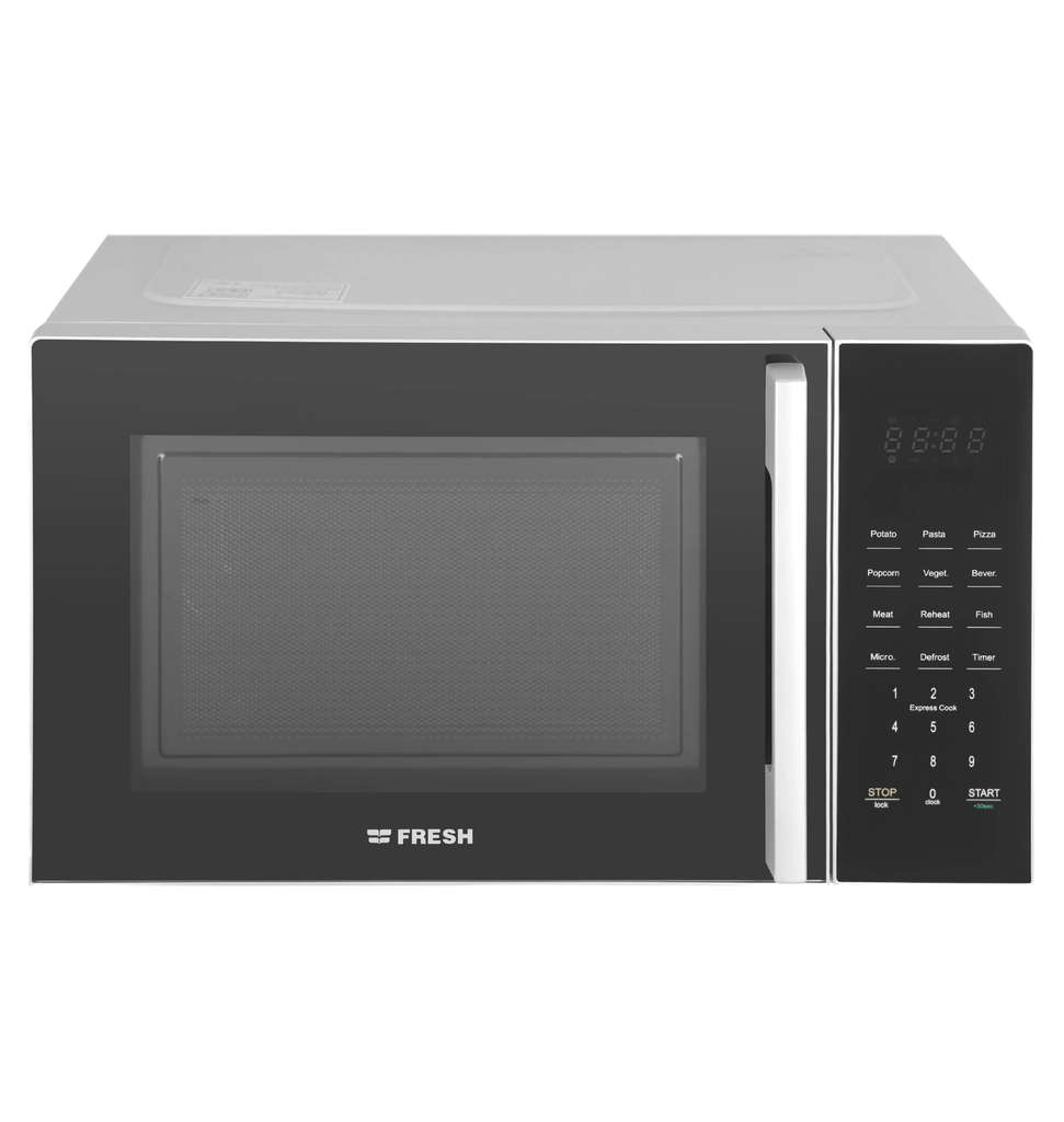 ميكروويف فريش 25 لتر ديجيتال سيلفر بدون الجديد FMW-25KC-SW