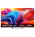 شاشه هاير 55 كيوليد سمارت 4K بدون فريم رسيفر داخلي جوجل TV تحكم صوتي بالريموت H55S80FUX