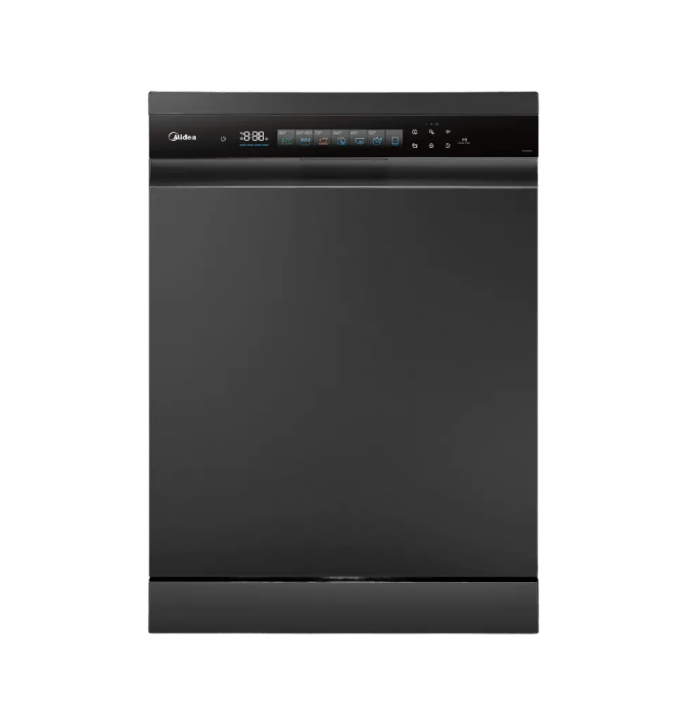 غساله اطباق ميديا 15 فرد WIFI ديجتال اسود انفرتر فتح الباب تلقائي MDWEF1533GUR(BS)-WU-EG