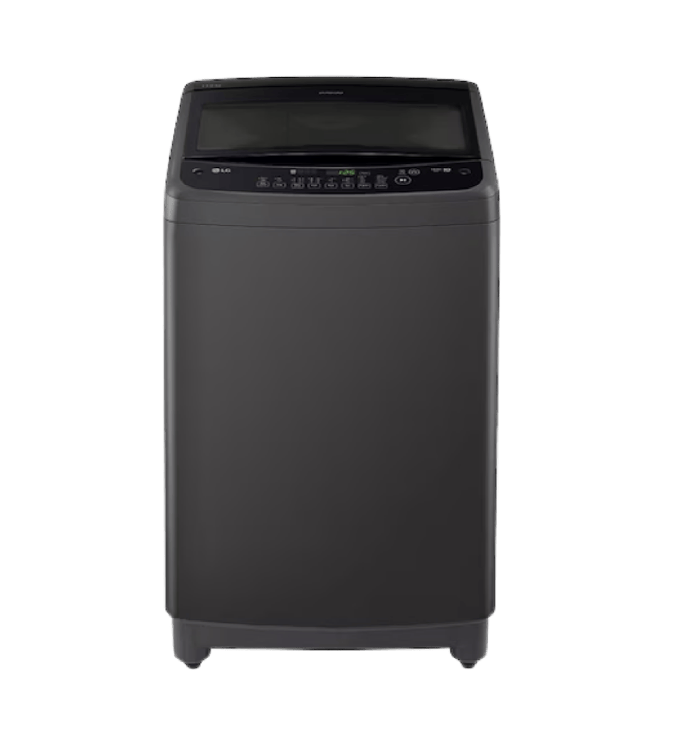 غساله ال جي 13ك فوق باب هيدروليك رمادي غامق T1366NEHG2