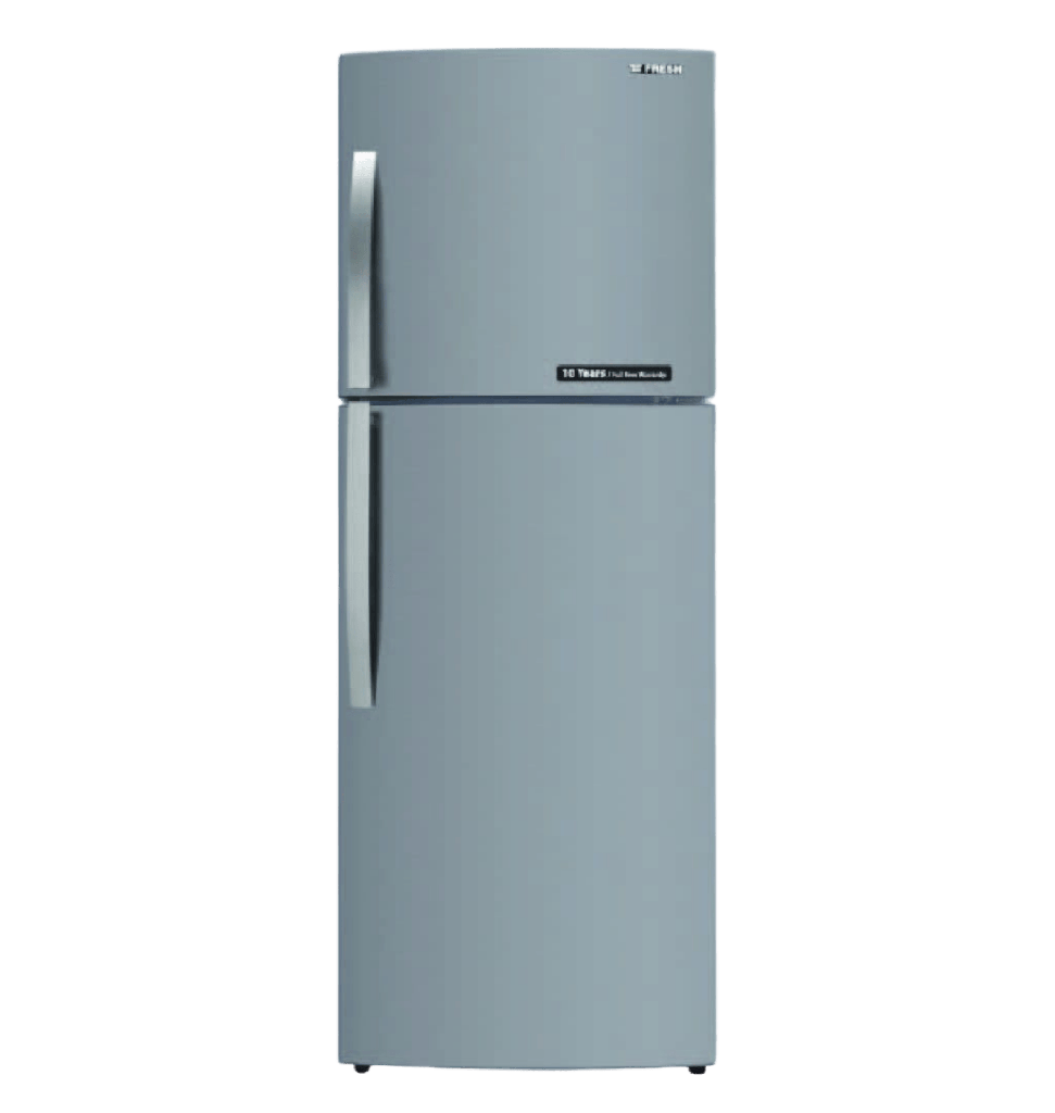 ثلاجه فريش 397 لتر ميكانيكال ستانلس بلازما مقبض جانبي بدون شاشه FNT-BS470KT
