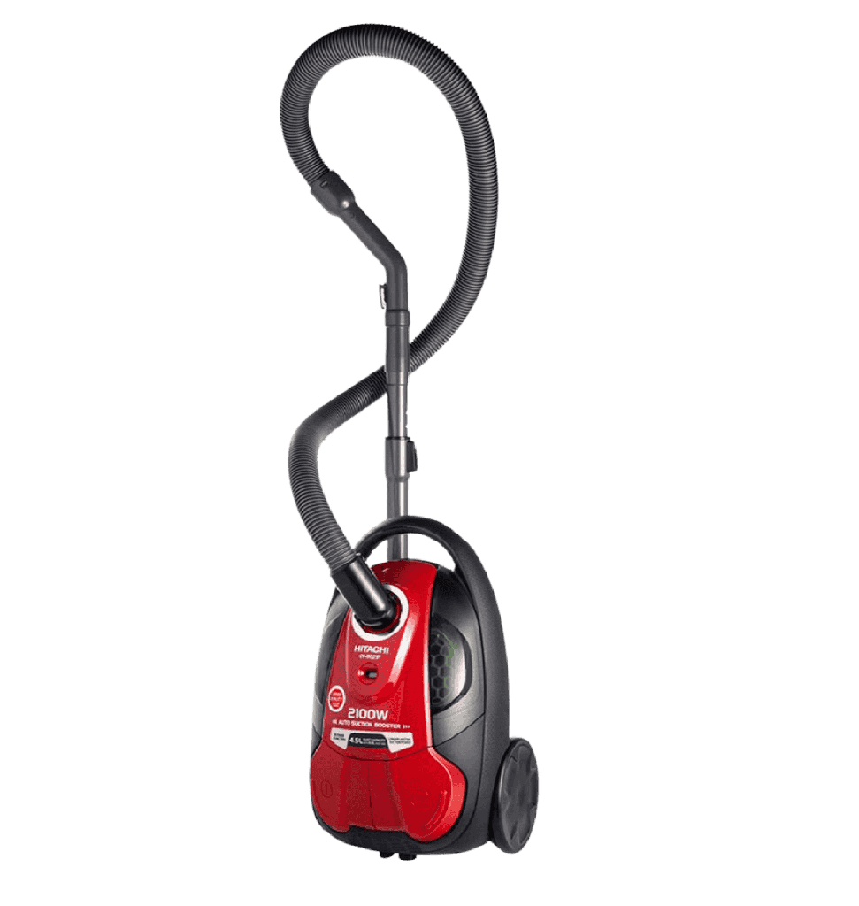 مكنسه هيتاشى 2100 وات بطه بضمان العربي سعه 4.5 لتر CV-BG21PBREFEG