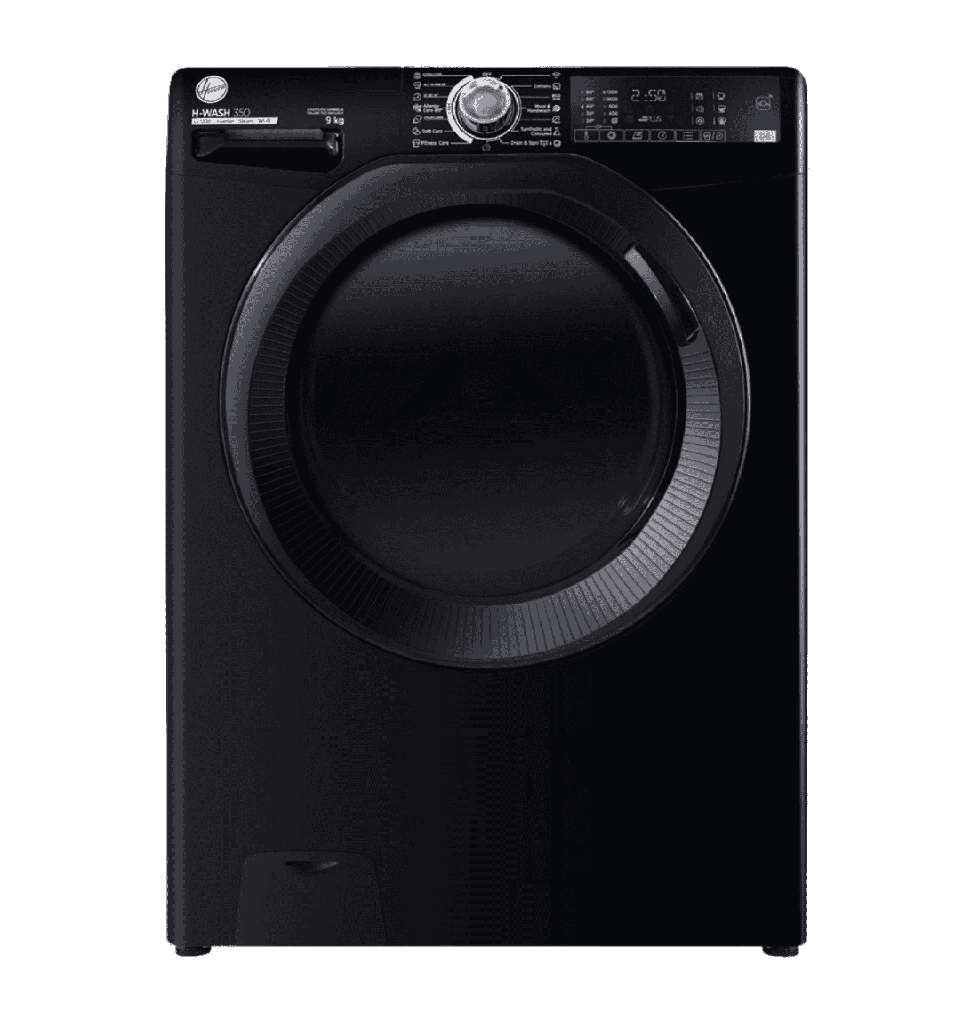 غساله هوفر 9ك 1200لفه اسود باب اسود wifi بالبخار انفرتر H3WPS294TAMBBELA