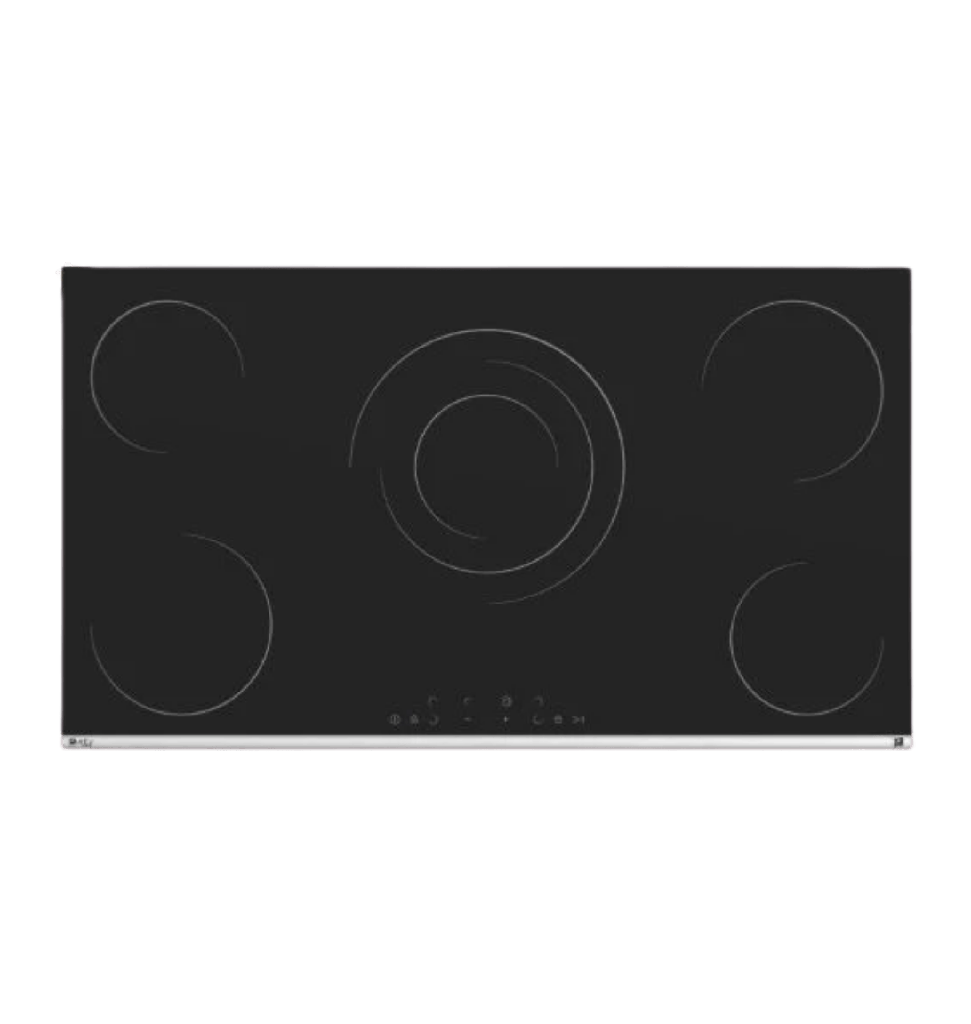 مسطح بيورتي 90 سم 5 شعله سيراميك اسود تركي HB950GK