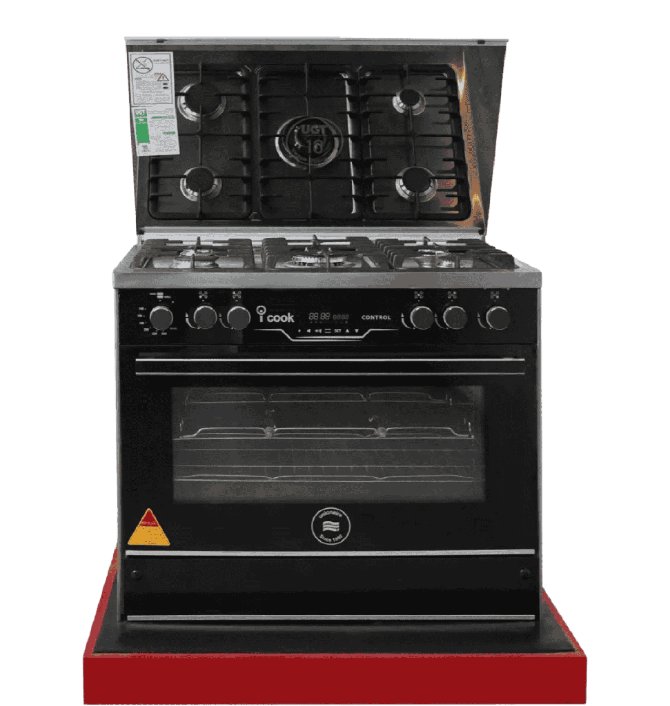 بوتجاز يونيون اير كاربون فايبر اوتو كوك 90 ستانلس امان كامل حمالات زهر 2 مروحه بغطاء زجاج باب هيدروليك C69SS-GC-511-ICPS2F-GCF-2W-AL