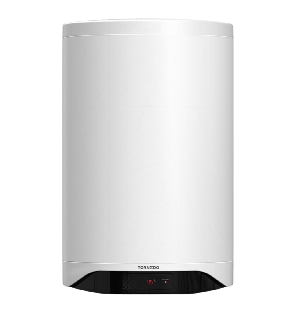 سخان تورنيدو 60 لتر ايناملد ديجيتال سمارت ابيض TEEE-60D1W