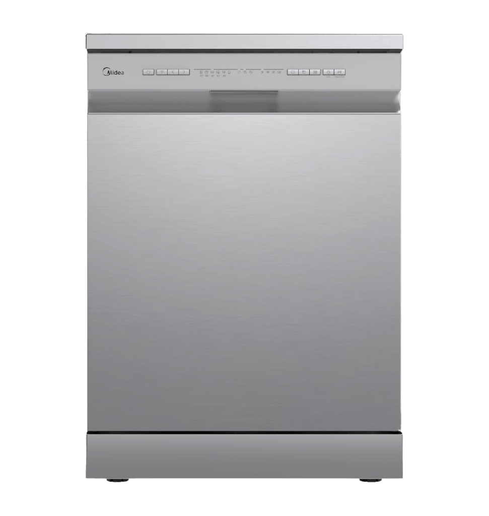 غساله اطباق ميديا 14 فرد سلفر WiFI فتح الباب تلقائي رشاش 360 درجه /ميديا MDWPF1433C(S)-W-EG