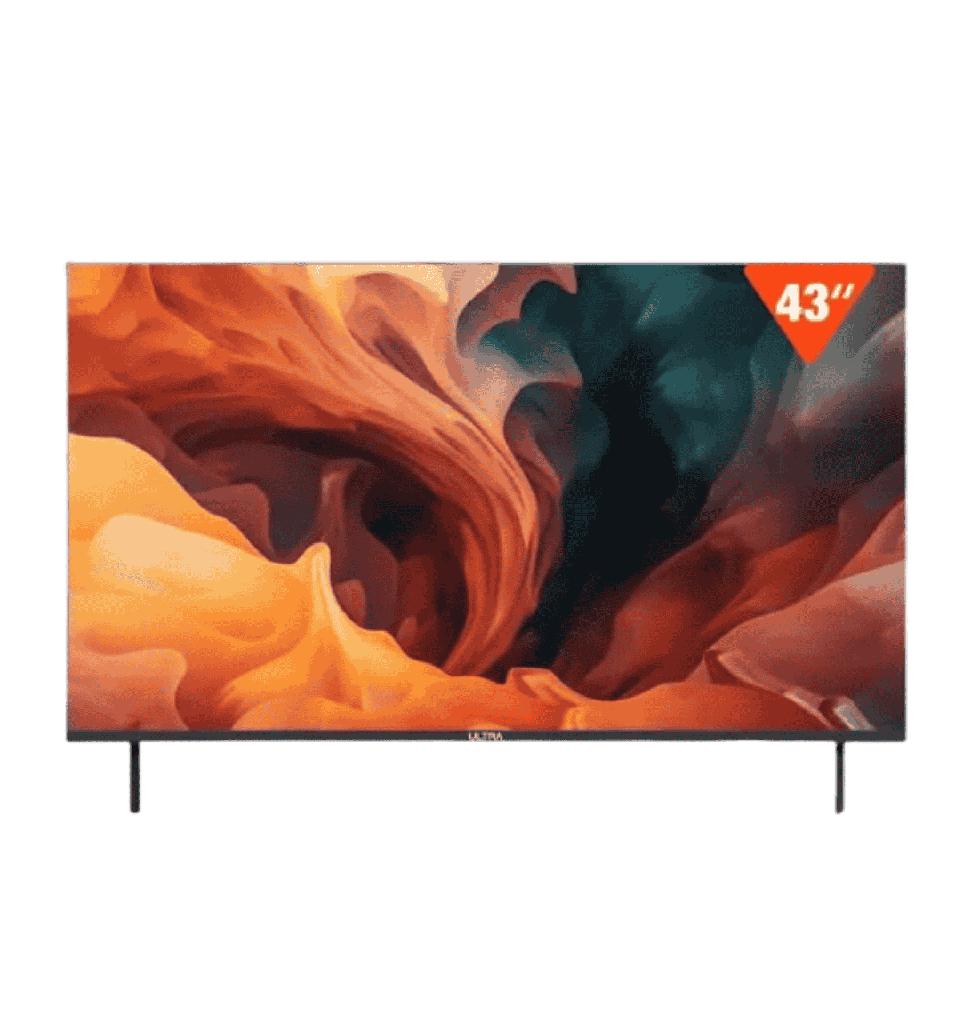 شاشه الترا 43 سمارت واندرويد بدون فريم UT43SH-V5