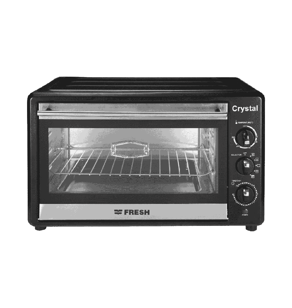 فرن فريش 48 لتر كريستال شوايه فقط اسود FR-4803R