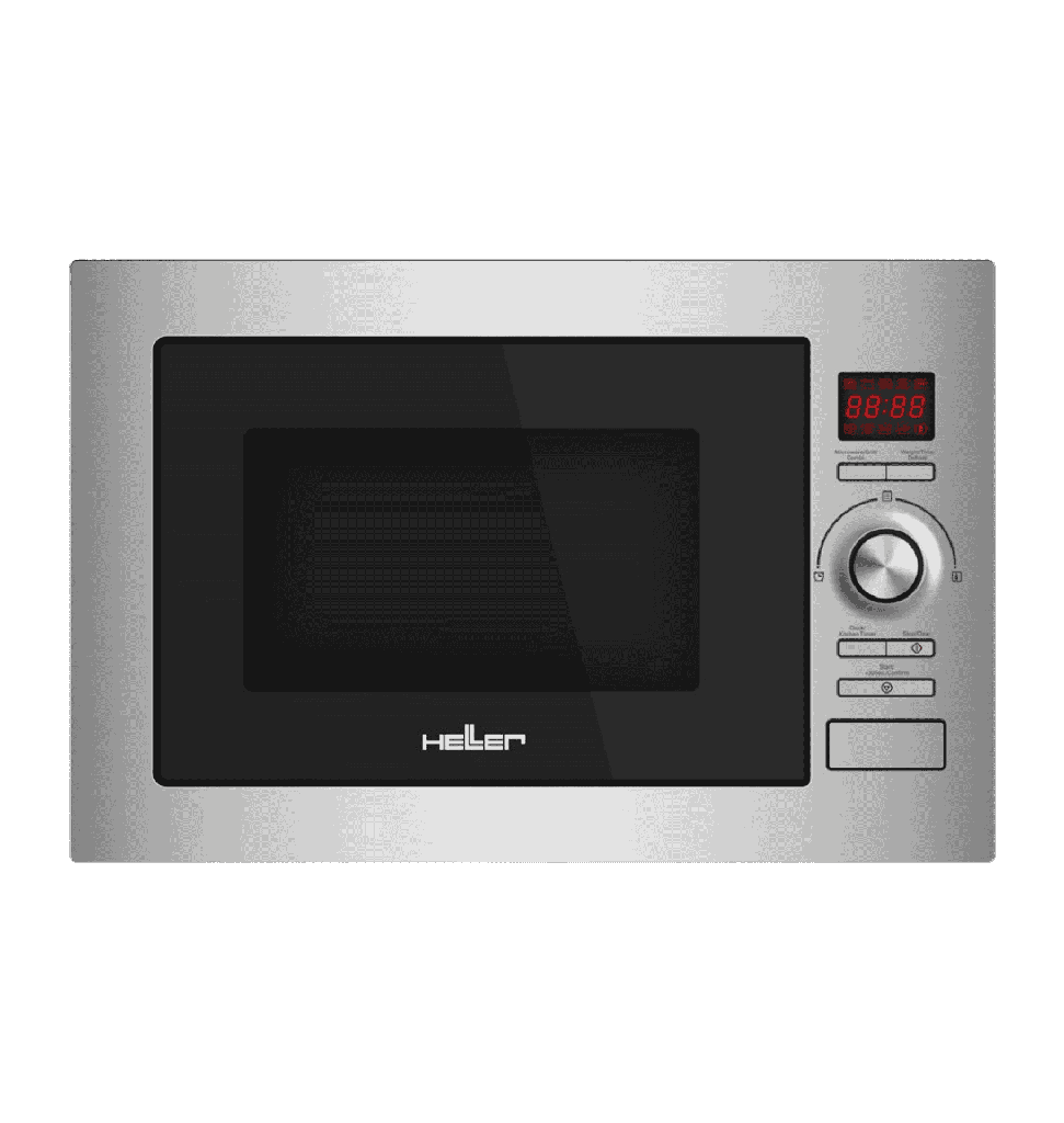 ميكروويف هيلر بلت ان 25 لتر بالشواية ديجيتال سلفر HMBN-25G-SL