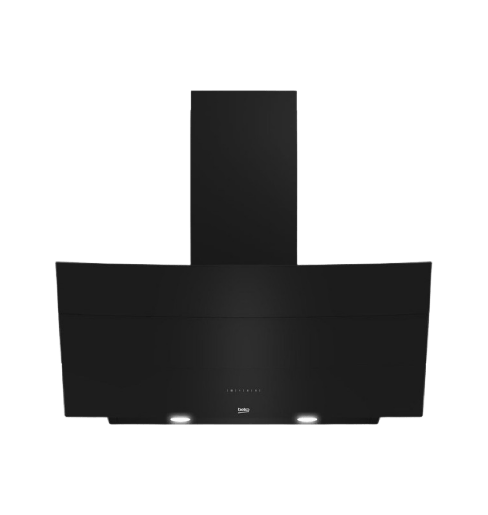 شفاط بيكو 90 زجاج اسود ديجيتال  BHCA99642BHE