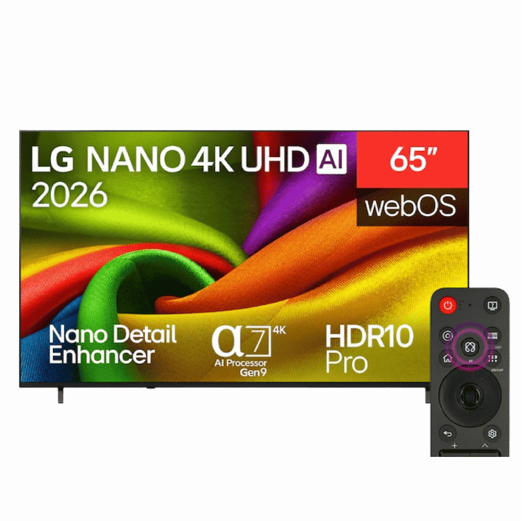 شاشه ال جي 65 سمارت نانو 4K ريموت ماجيك 65NU830B6LA