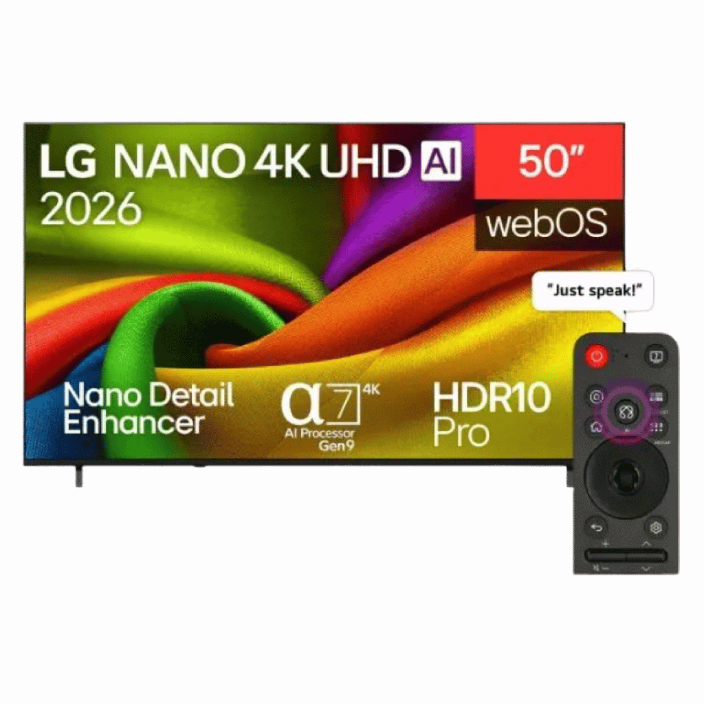 شاشه ال جي 50 سمارت نانو 4K ريموت ماجيك 50NU830B6LA