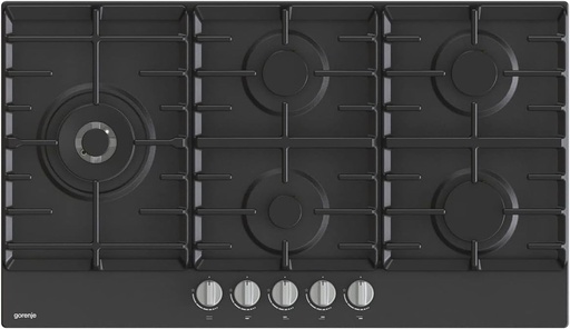 [106276] مسطح جورنيا 90 سم 5 ش غاز اسود GW951MB