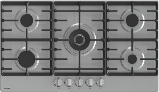 [106528] مسطح جورنيا 90 سم غاز 5ش ستانلس GW9C51X