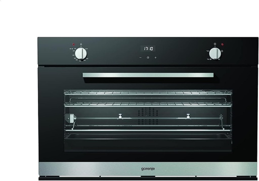 [106529] فرن جورنيا 90 غاز * غاز بالمروحه اسود BOG932A20FBG