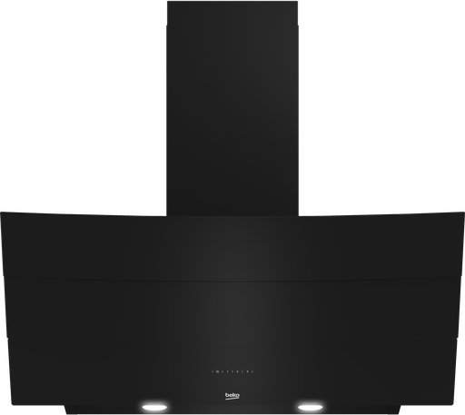 [8809133200] شفاط بيكو 90 هرمي زجاج اسود HCA92640BHE