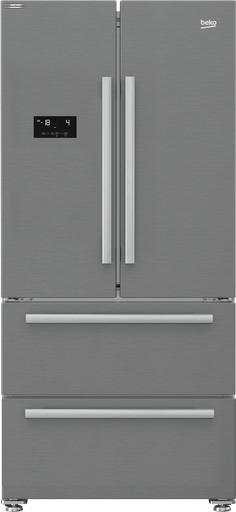 [7293448782] ثلاجه بيكو 539 لتر 2 باب و 2 درج ديجيتال ستانلس GNE60500X