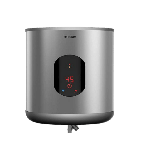 [103294] سخان تورنيدو 35 لتر ديجيتال حله ستانلس سلفر الجديد EWH-S35CSE-S