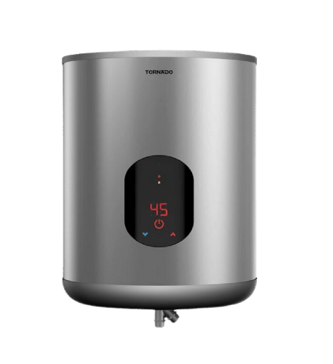 [103318] سخان تورنيدو 45 لتر ديجيتال حله ستانلس سلفر الجديد EWH-S45CSE-S