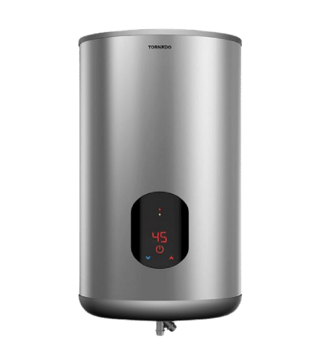 [103319] سخان تورنيدو 65 لتر ديجيتال حله ستانلس سلفر الجديد EWH-S65CSE-S