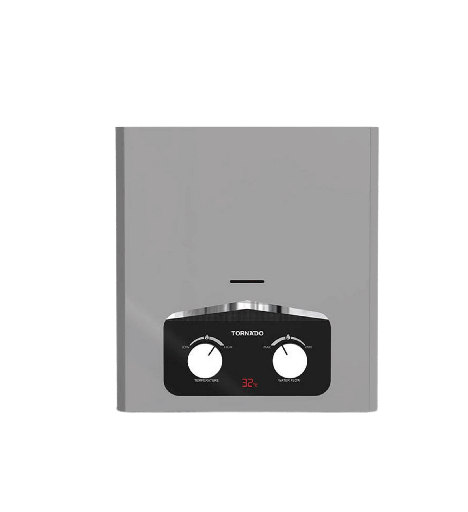 [106569] سخان غاز تورنيدو 6 لتر غاز طبيعي بدون مدخنه سلفر GH-6SN-S