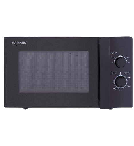 [104645] ميكروويف تورنيدو 25 لتر مانوال اسود TM-25MK