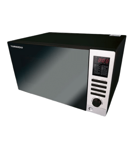 [107415] ميكروويف تورنيدو 25 لتر ديجيتال اسود بالشوايه القديم MOM-C25BBE-BK
