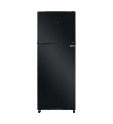 [2008248] ثلاجه تورنيدو 386 لتر 2 باب اسود RF-480T-BK