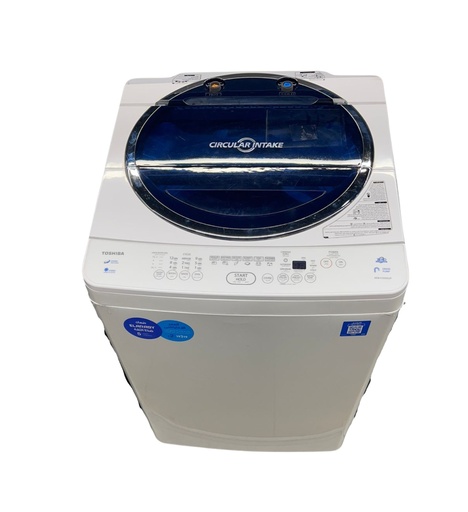 [104126] غساله توشيبا 10ك فوق ابيض شكل جديد AEW-E1050SUP