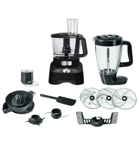 [103340] محضر طعام مولينكس دبل فورس 34 وظيفه 1000 وات 10 ملحقات (اسود) FP824825