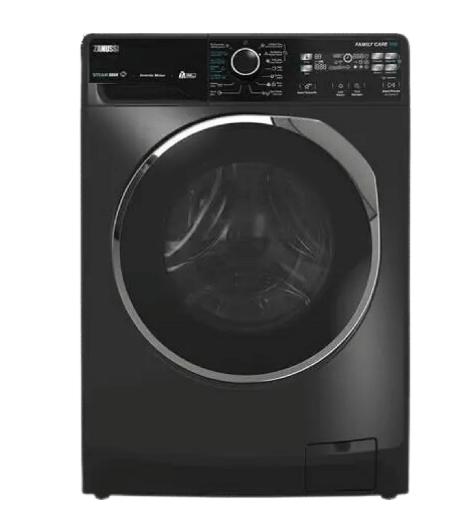 [914909409] غساله زانوسي 7ك 1200 لفه اسود باب مزدوج اسود انفرتر ZWF7221BL7