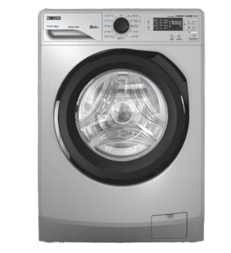 [914909417] غساله زانوسي 8ك 1200 لفه بخار فضي باب اسود ZWF8240SB5