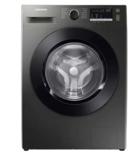 [107888] غساله سامسونج 8ك 1400 لفه بخار انفرتر سلفر WW80T4040CX1AS