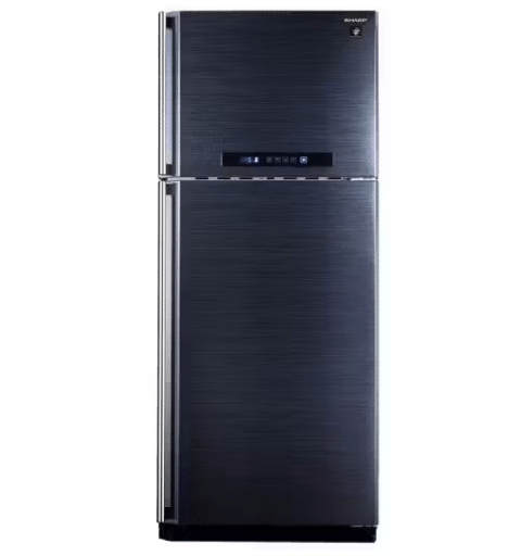 [101658] ثلاجه شارب 396 لتر 2 باب بلازما ديجيتال اسود SJ-PC48A(BK)
