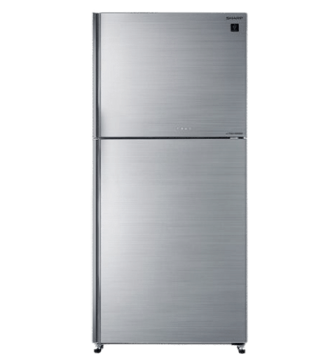 [106544] ثلاجه شارب 480 لتر 2 باب زجاج سلفر SJ-GV63G-SL