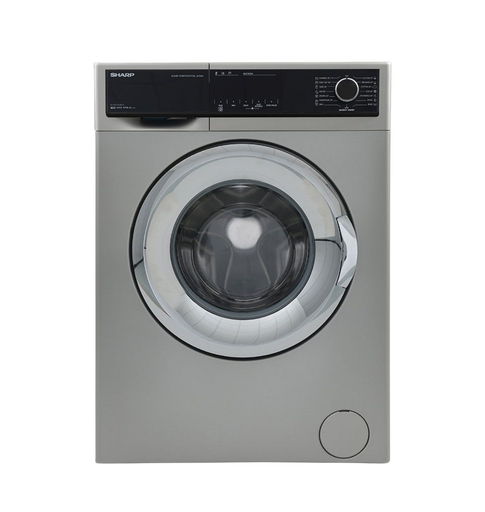 [104033] غساله شارب 7 ك 1000 لفه ديجيتال سلفر ES-FP710CXE-S