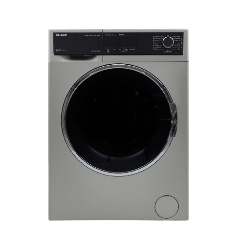 [104036] غساله شارب 8 ك 1400 لفه ديجيتال سلفر ES-FP814CXE-S