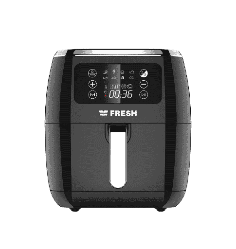 [500017864] قلايه فريش  1800 وات بدون زيت 7 لتر ديجيتال اسود