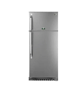 ثلاجه كريازي زمرده تربو 450 لتر سلفر E470NV/2