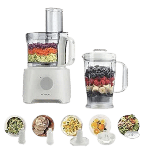 [102921] محضر طعام كينوود 800 وات ابيض FDP303WH