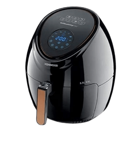 [106258] قلايه كينوود ديجيتال 1800 وات 5.5 لتر اسود HFP50,000BK