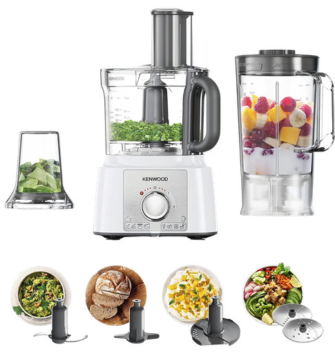 [108089] محضر طعام كينوود 1000 وات ابيض FDP65,400WH