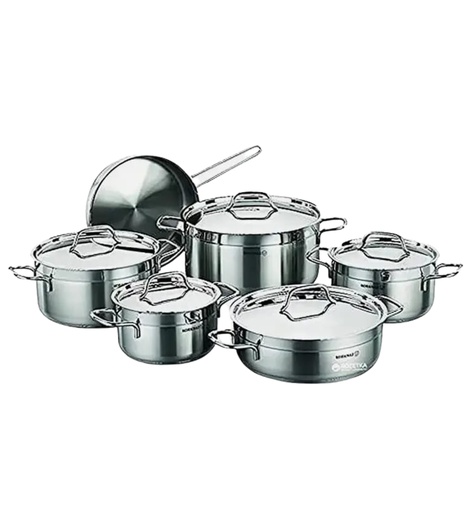 [105500] طقم كوركماز استانلس 11 ق بلاس